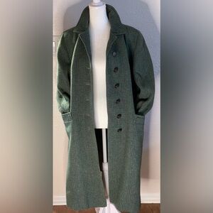 Elegant Green Women's Coat